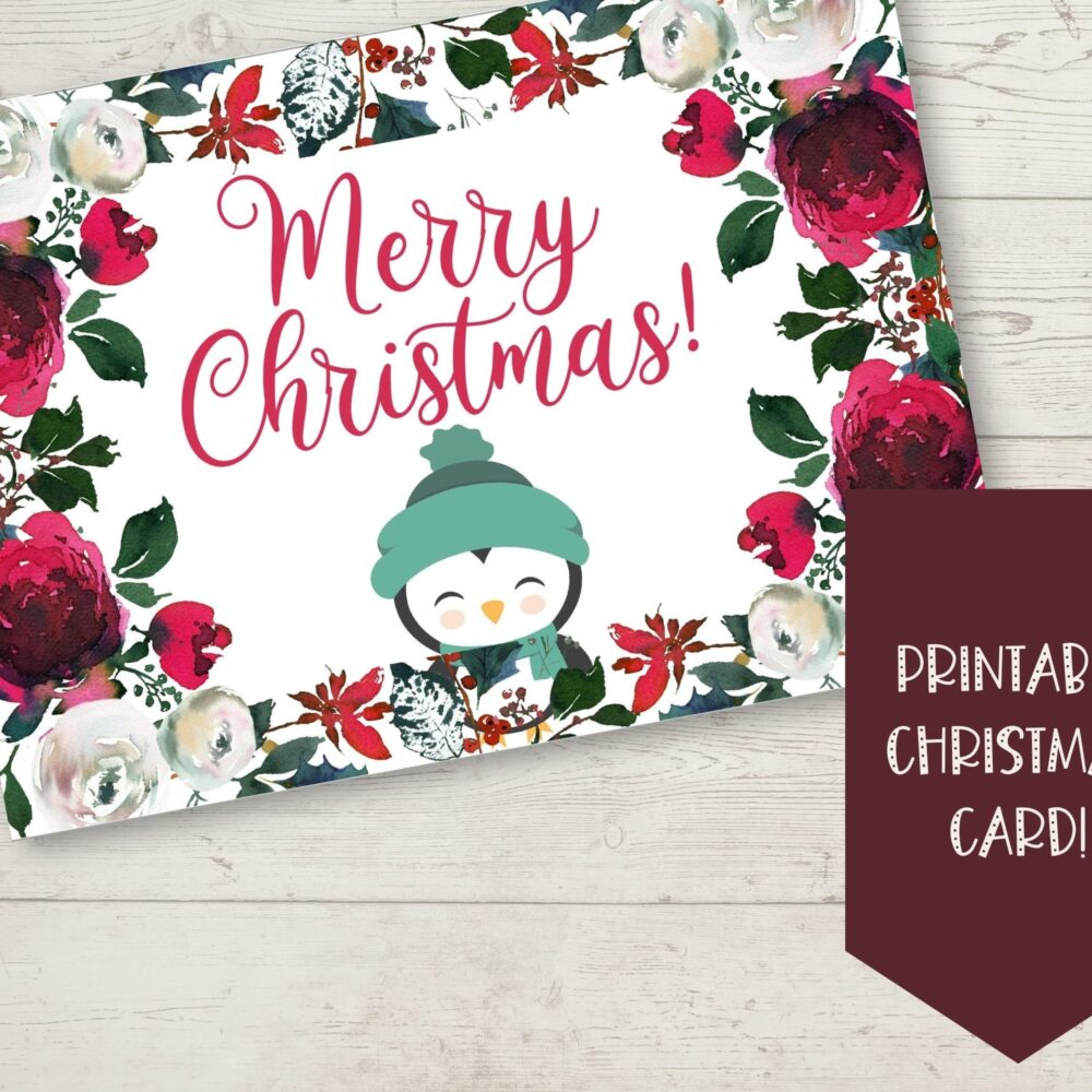 printable christmas card