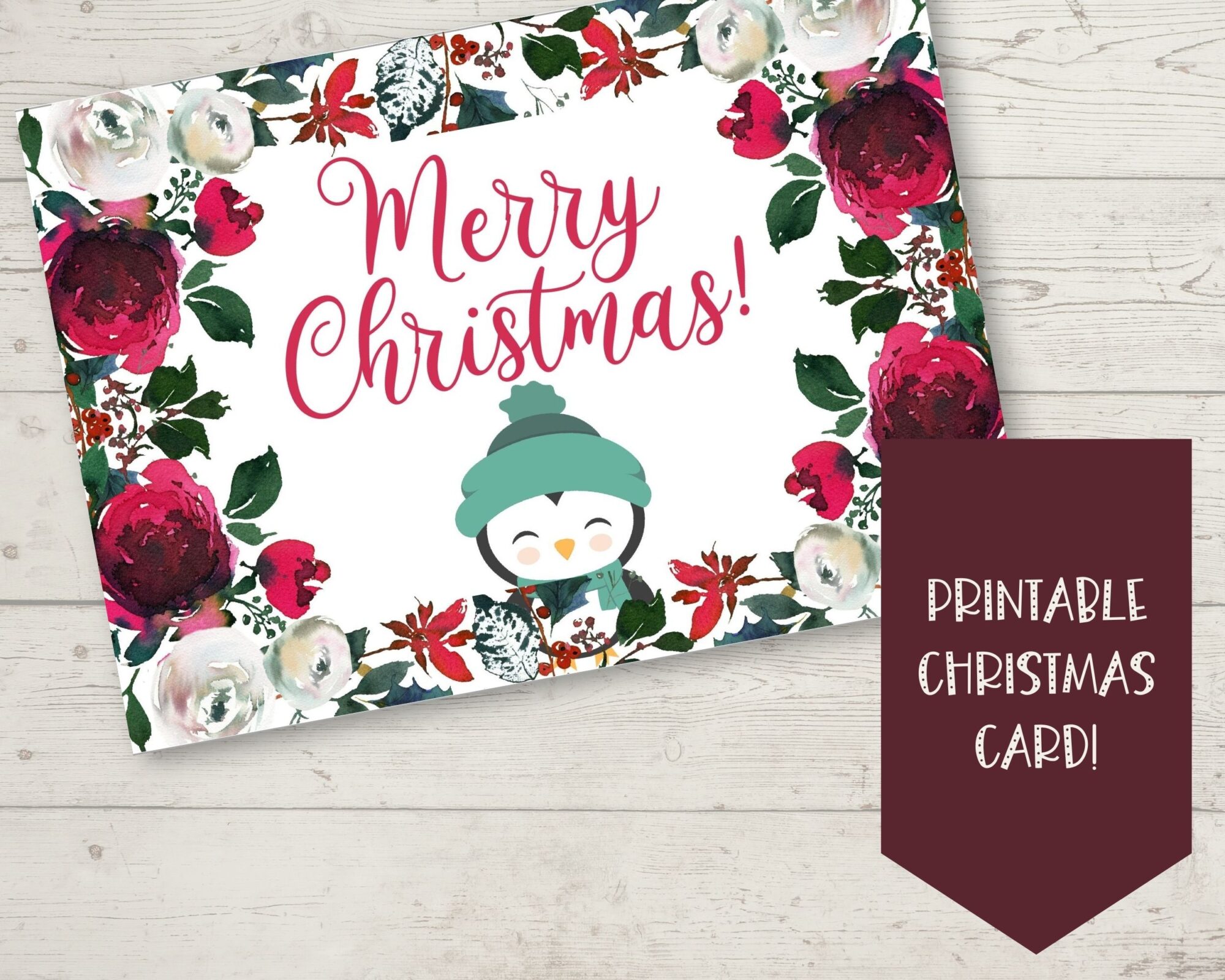 printable christmas card