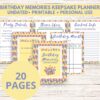 Printable Birthday Planner