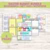 Printable Easter Gift Tags, Bookmarks, and Notepaper