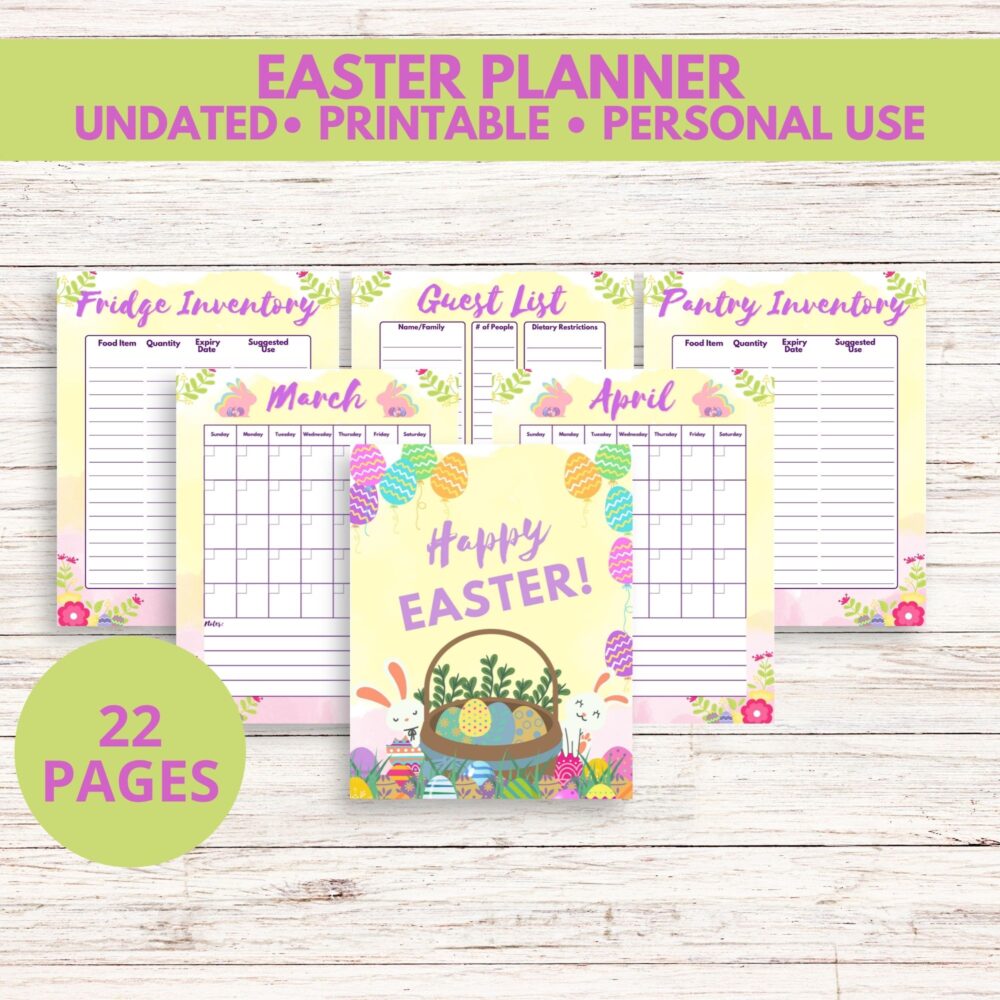 Printable Easter Planner