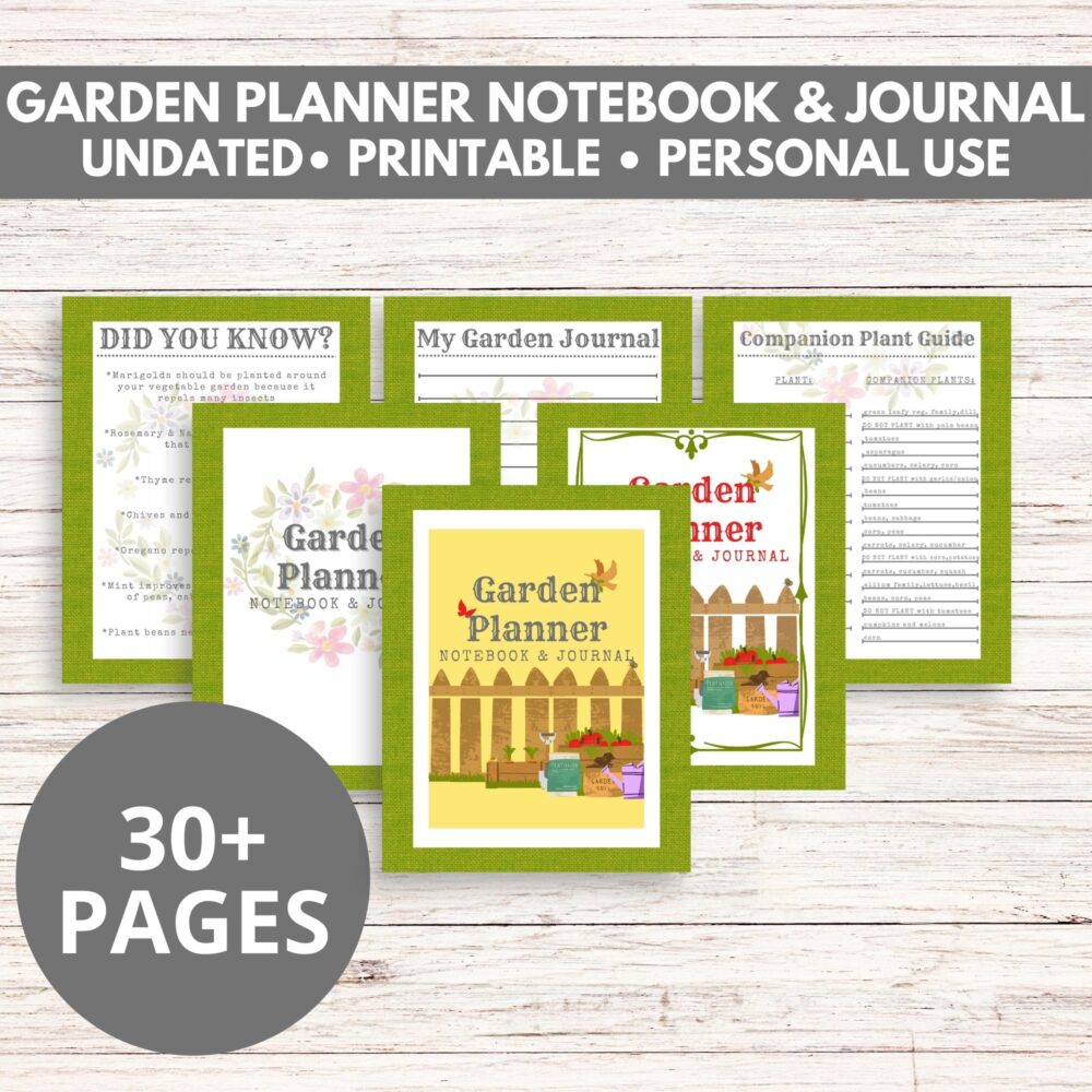 Printable Planner Notebook and Journal