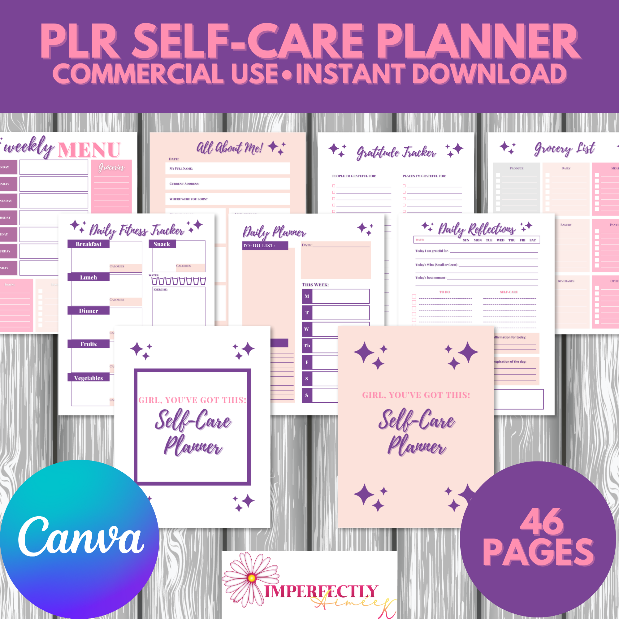 self care planner plr