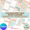 PLR 2023 New Year Goal Planner- 53 pages of canva templates. Available in US Letter, A4, and 8x10 sizes. This is a digital product, nothing will be shipped to you. This is for commercial use.