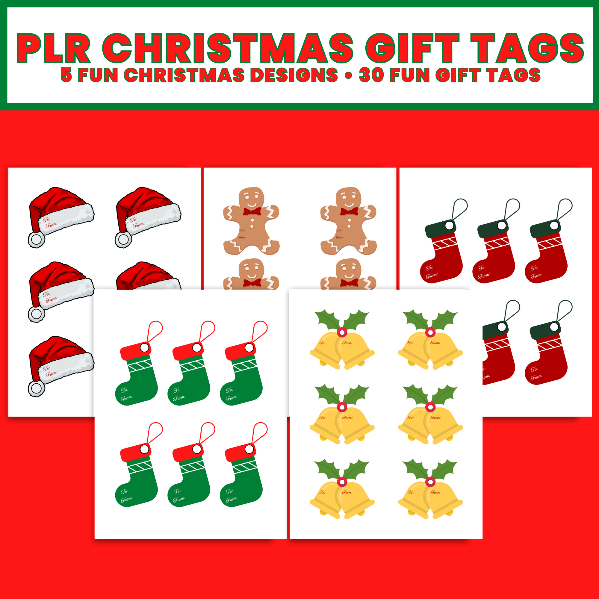 Christmas gift tags