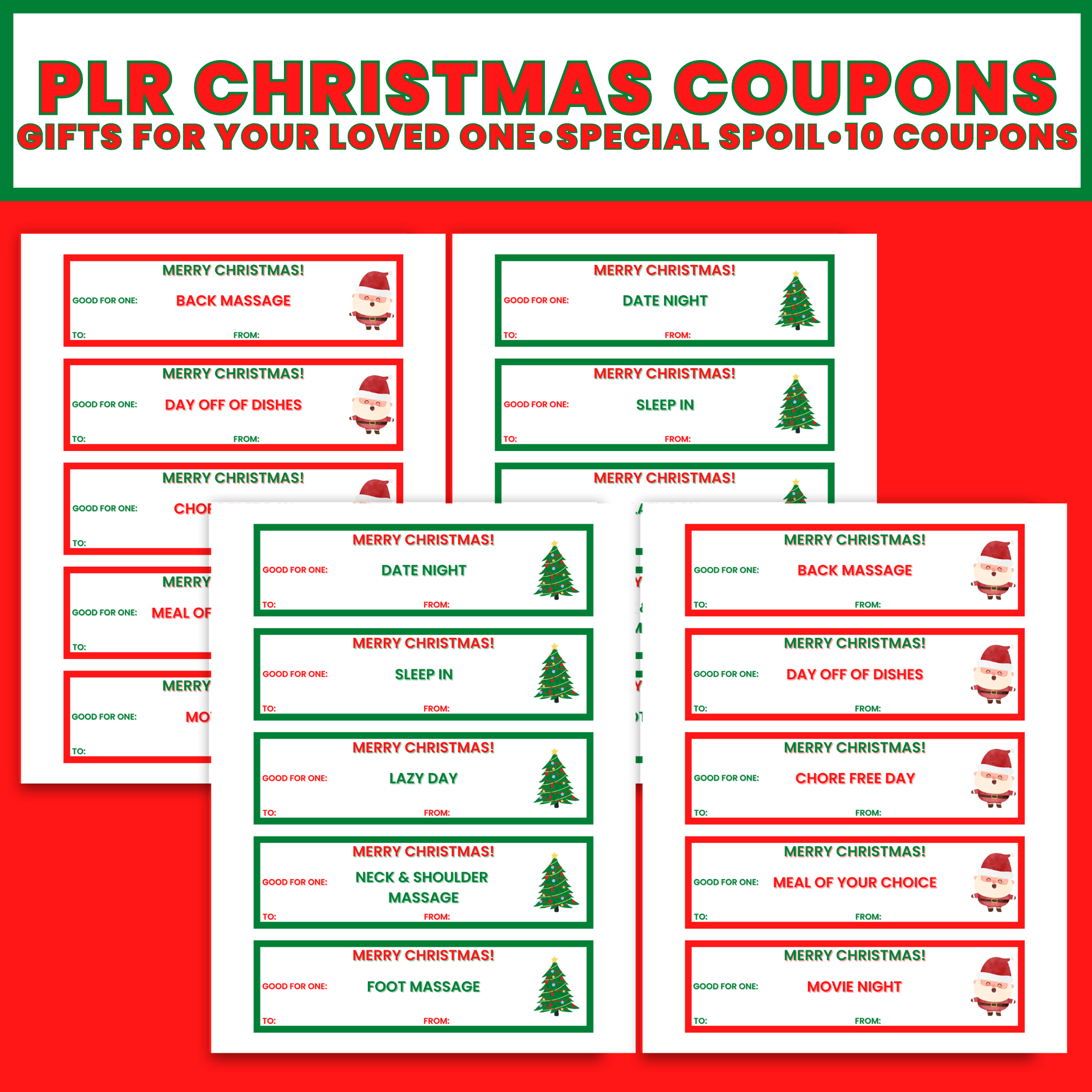 Christmas coupons