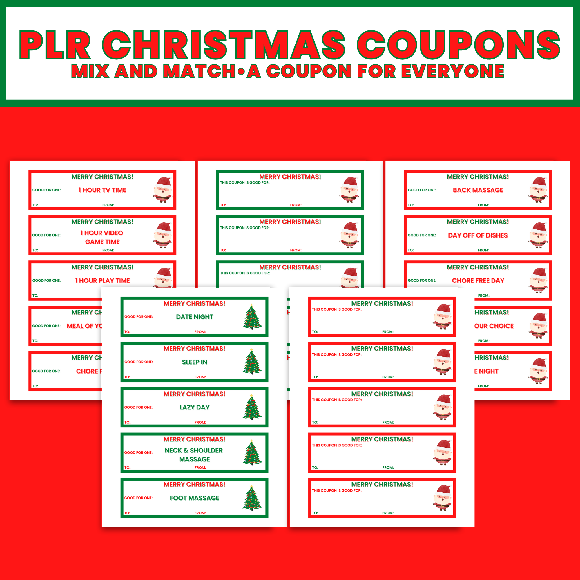 Christmas coupons