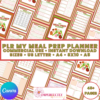 PLR My Meal Prep Planner Listing Image