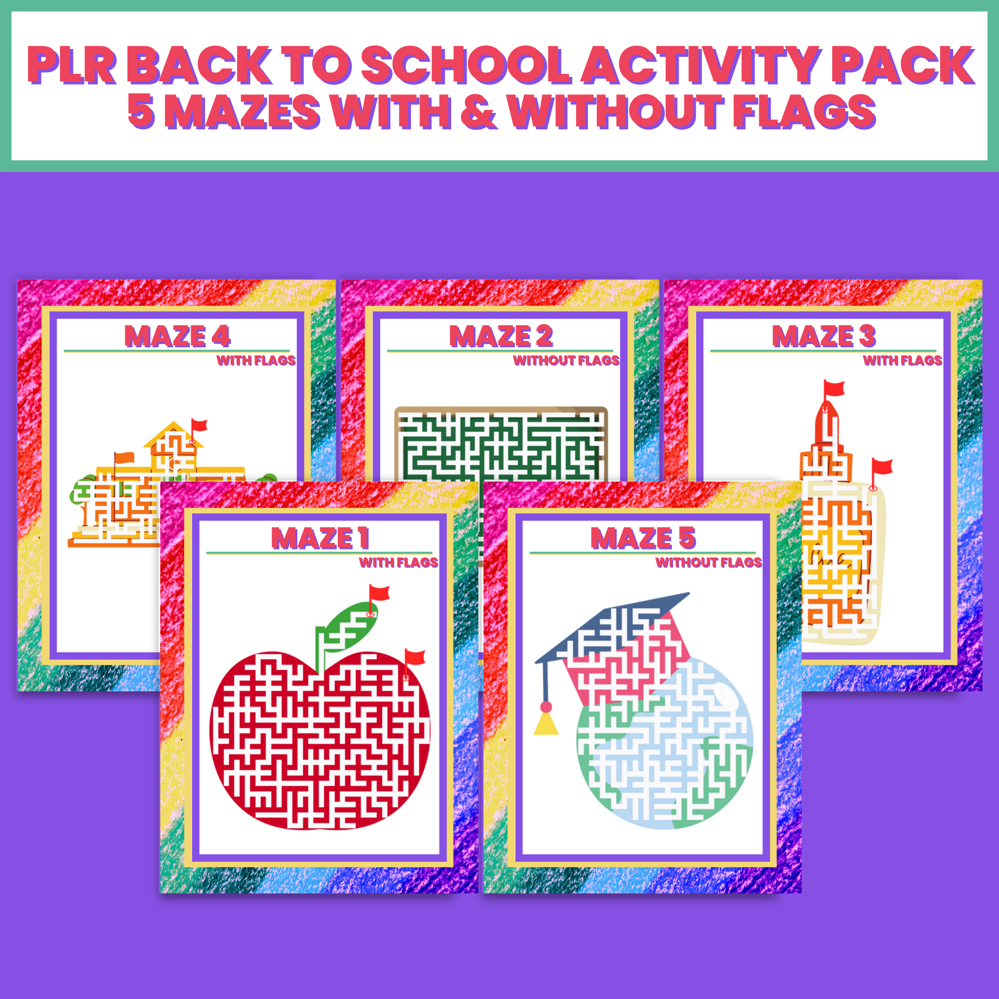 back to school activity pack plr