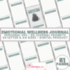 Enhance your emotional health with the Emotional Wellness Journal. Includes 50 unique prompts and high-quality design, available for digital download in US Letter and A4 sizes.