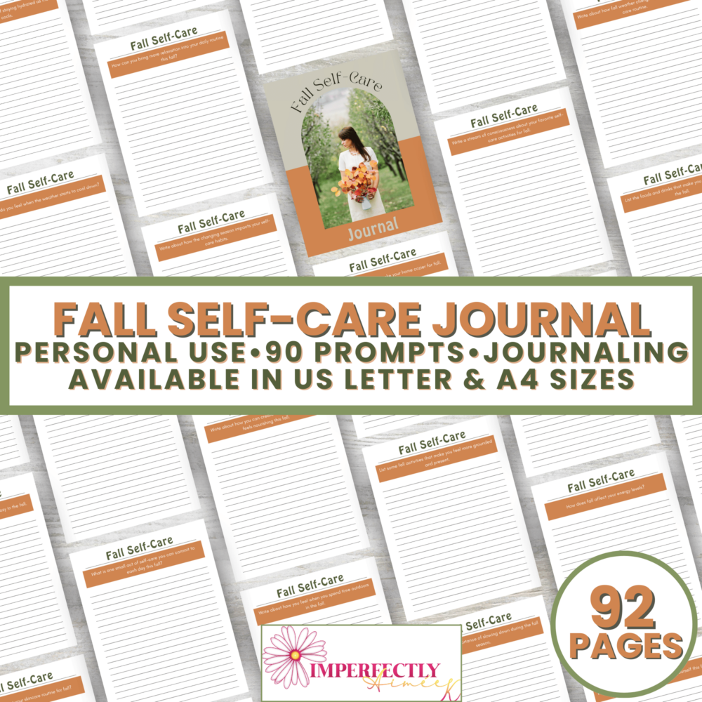 Fall Self-Care Journal - 90 prompts